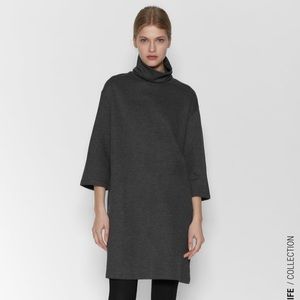 Zara High Collar Dress